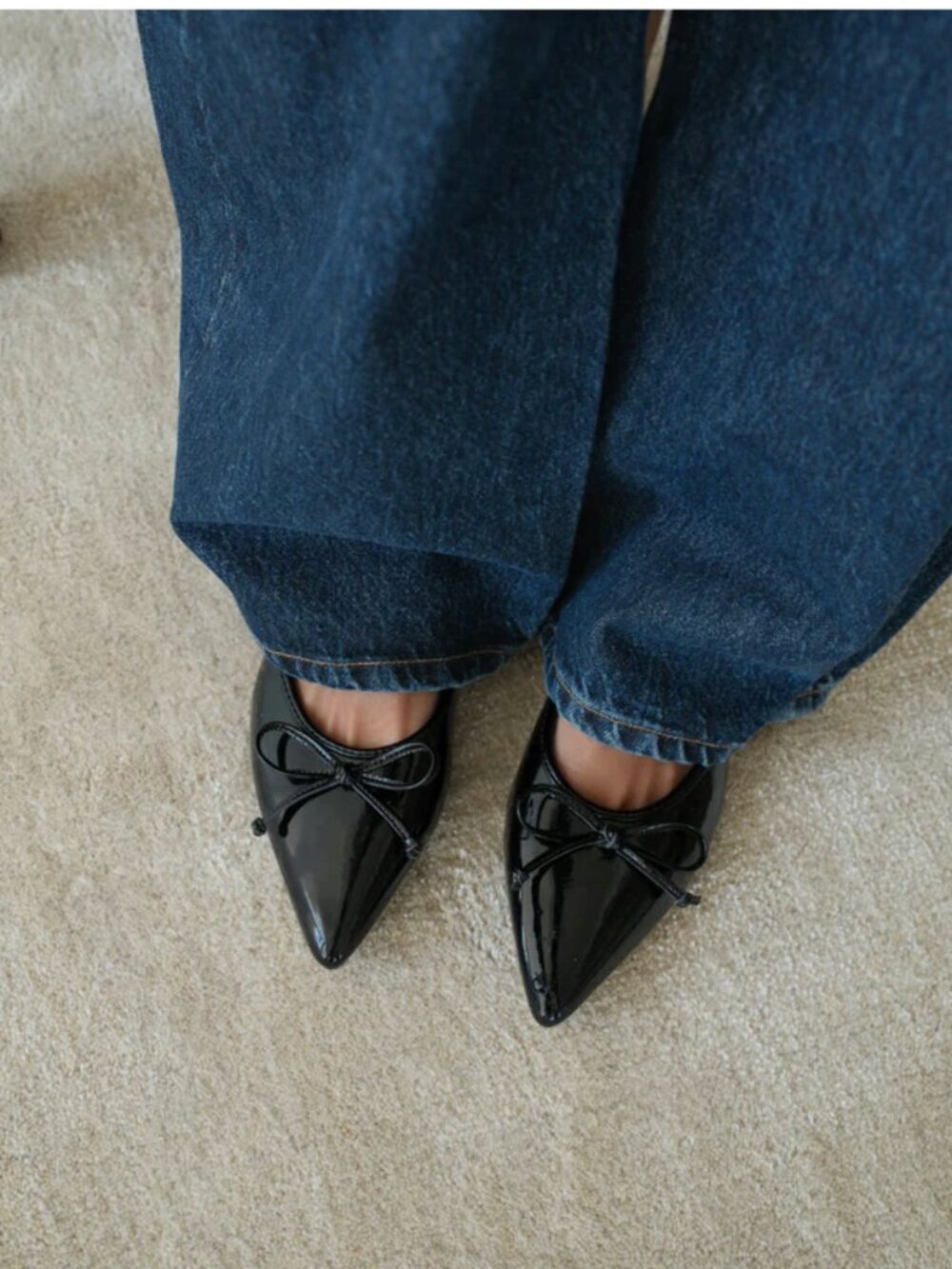 Flat Mule Ballet Shoe